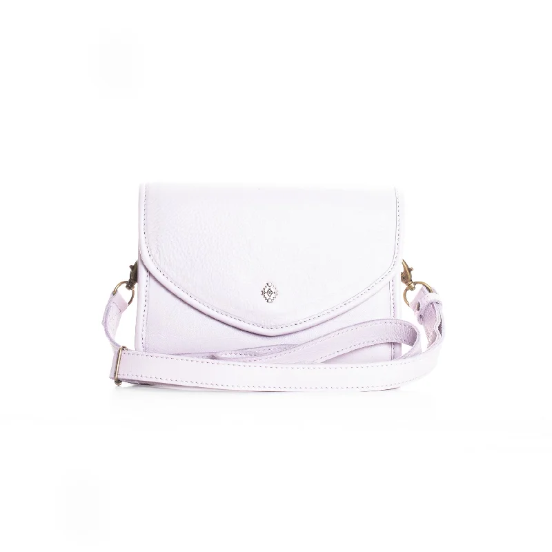TESORO CROSSBODY BAG - FULL LEATHER COLLECTION - LAVENDER Carry Elegance For Less – Best Bag Deals Here TESORO CROSSBODY BAG - FULL LEATHER COLLECTION - LAVENDER Carry Elegance For Less – Best Bag Deals Here