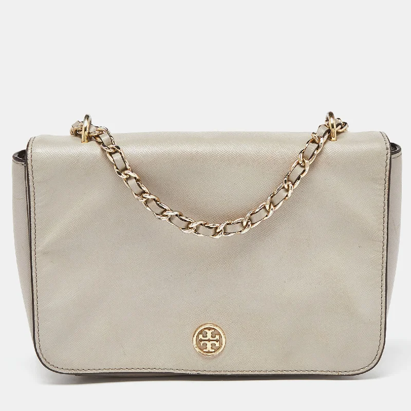 Tory Burch  Leather Flap Crossbody Bag