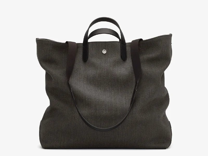 Verve Slate Herringbone/Black Stylish Bags At Unbeatable Prices – Shop Now