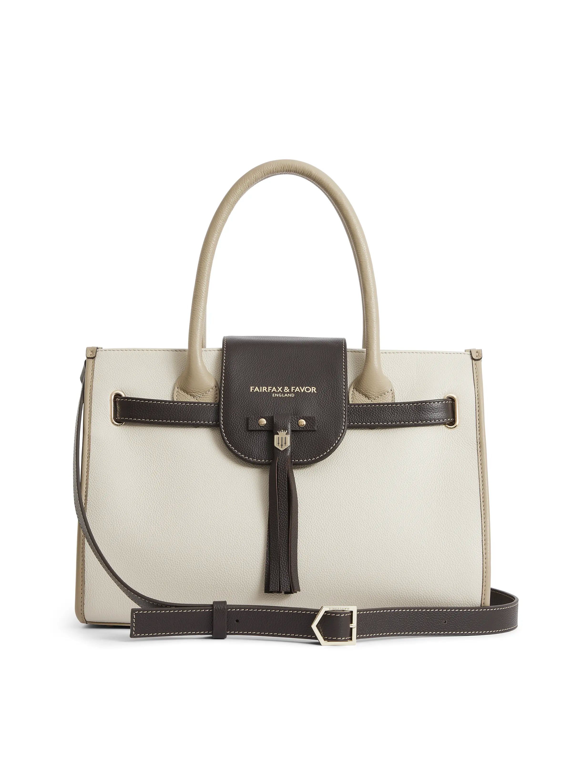 Windsor Handbag - Neutral Tri-Colour Stylish And Durable Handbags At Great Value