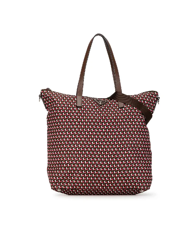 Printed Nylon Satchel with Leather Trim Limited-Time Sale On Trendy Handbags – Don't Miss Out Printed Nylon Satchel with Leather Trim Limited-Time Sale On Trendy Handbags – Don't Miss Out