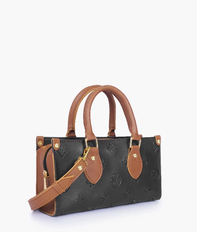 Black and brown on-the-go mini bag Trendy Backpacks, Huge Markdowns