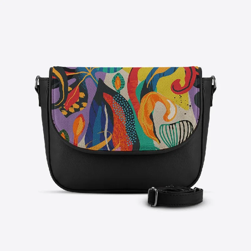 Black Messenger Crossbody Drawen Trendy And Timeless Handbags Now On Sale