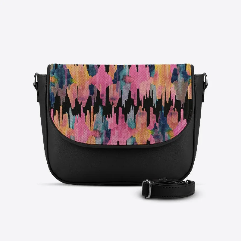 Black Messenger Crossbody Rose quarts