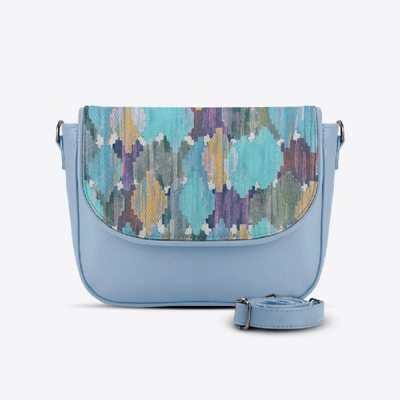 Blue Messenger Crossbody Iris