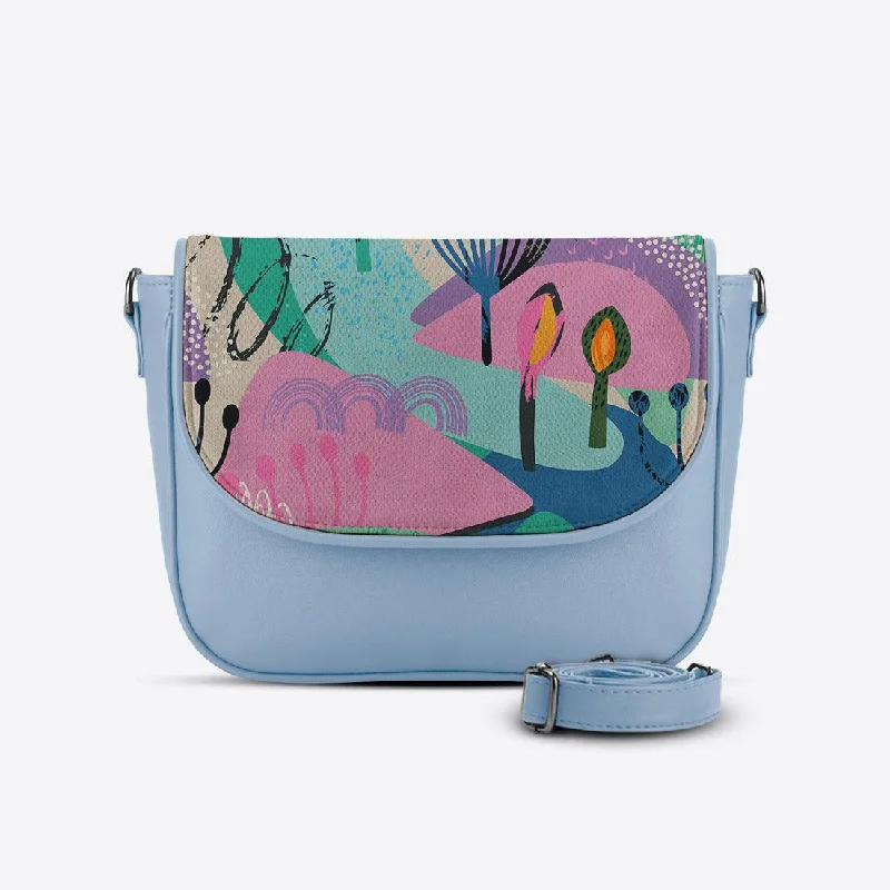 Blue Messenger Crossbody Paint Art The Perfect Bag Sale Is Here