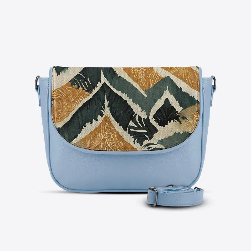 Blue Messenger Crossbody Shapes