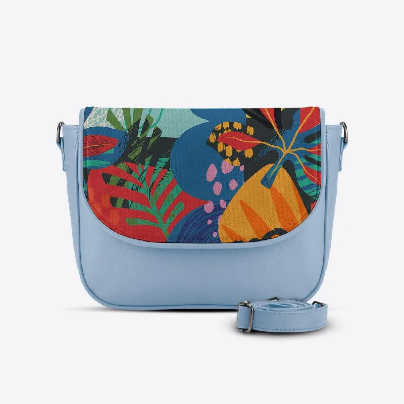 Blue Messenger Crossbody Summer Leaf Your Perfect Bag At The Perfect Price
