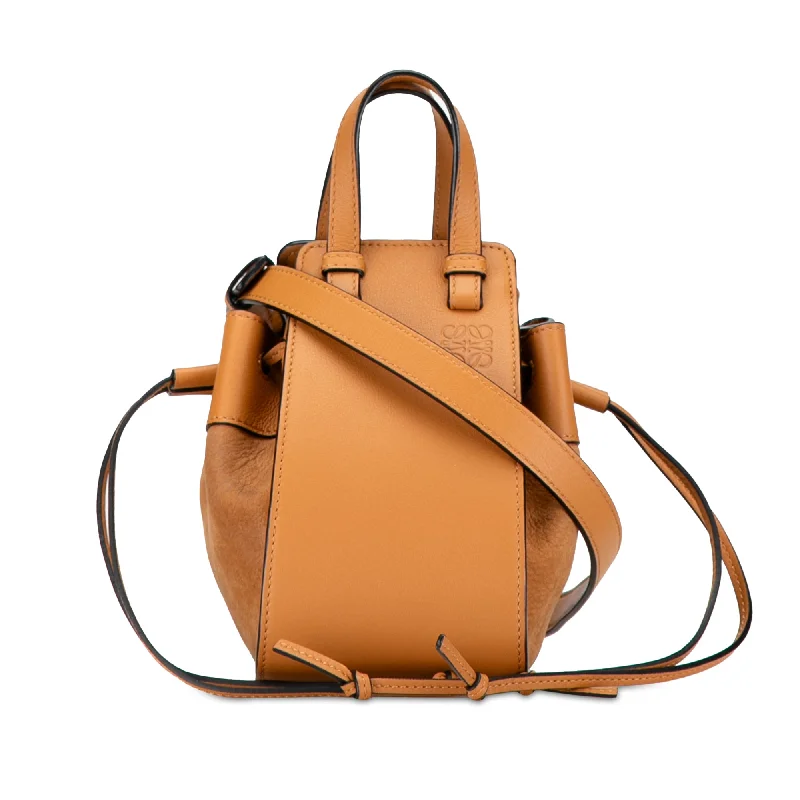 Brown LOEWE Mini Hammock Drawstring Bag Satchel