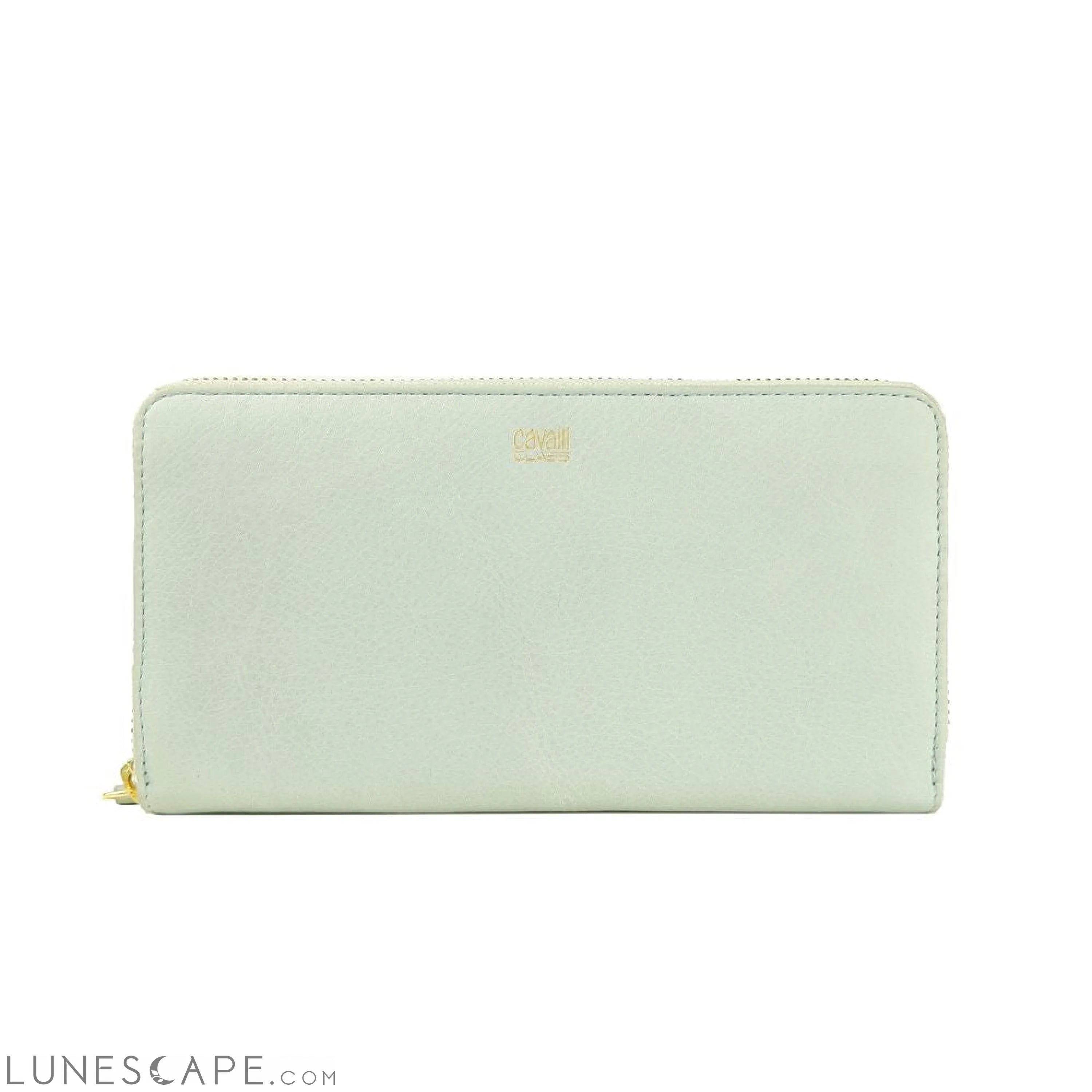 Cavalli Class Gray Calfskin Women Wallet Trendy Bags, Huge Savings