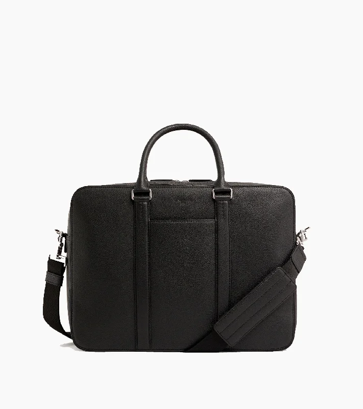 Charles 15" briefcase with 3 expanding compartments in grained leather Trendy Purses With Limited-Time Offers Charles 15" briefcase with 3 expanding compartments in grained leather Trendy Purses With Limited-Time Offers