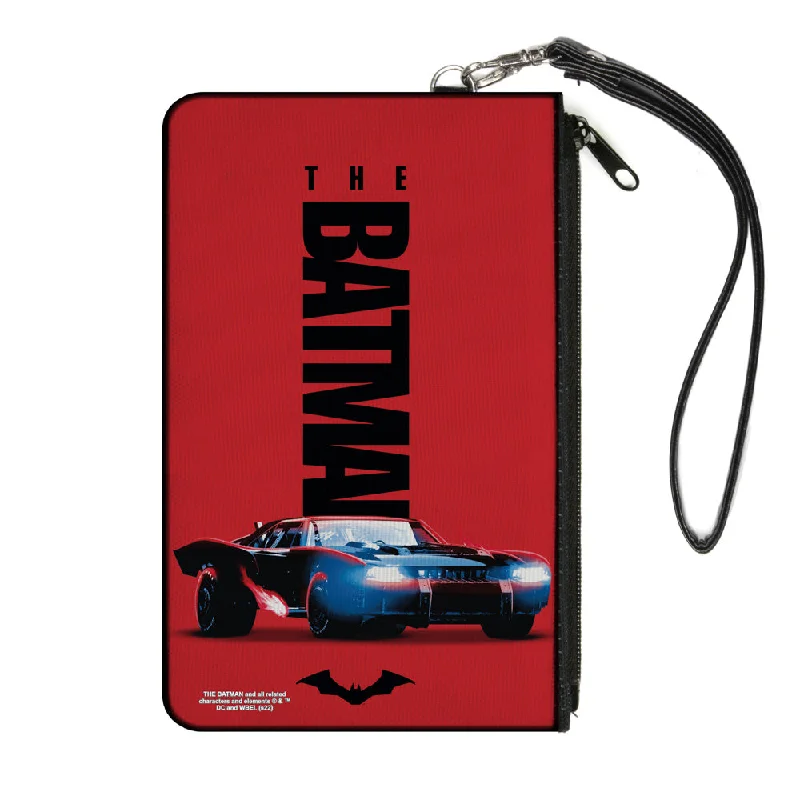 Canvas Zipper Wallet - LARGE - THE BATMAN Movie Batmobile Title Red Black Shop Timeless And Trendy Bags At Limited-Time Discounts Canvas Zipper Wallet - LARGE - THE BATMAN Movie Batmobile Title Red Black Shop Timeless And Trendy Bags At Limited-Time Discounts