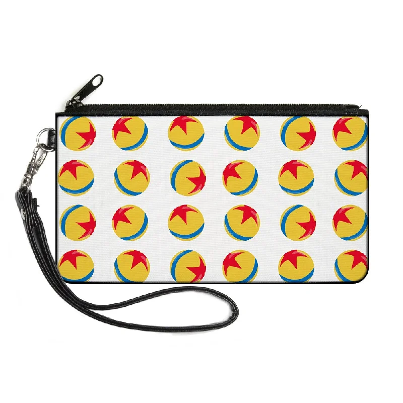 Canvas Zipper Wallet - LARGE - Disney Pixar Luxo Ball Monogram White Yellow Blue Red Upgrade Your Look With Our Exclusive Bag Deals Canvas Zipper Wallet - LARGE - Disney Pixar Luxo Ball Monogram White Yellow Blue Red Upgrade Your Look With Our Exclusive Bag Deals