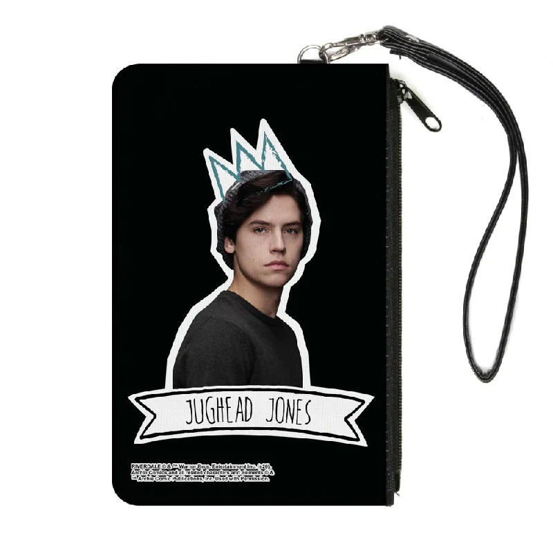 Canvas Zipper Wallet - LARGE - Riverdale JUGHEAD JONES Crown Pose Upgrade Your Look With Fashionable Bags Canvas Zipper Wallet - LARGE - Riverdale JUGHEAD JONES Crown Pose Upgrade Your Look With Fashionable Bags