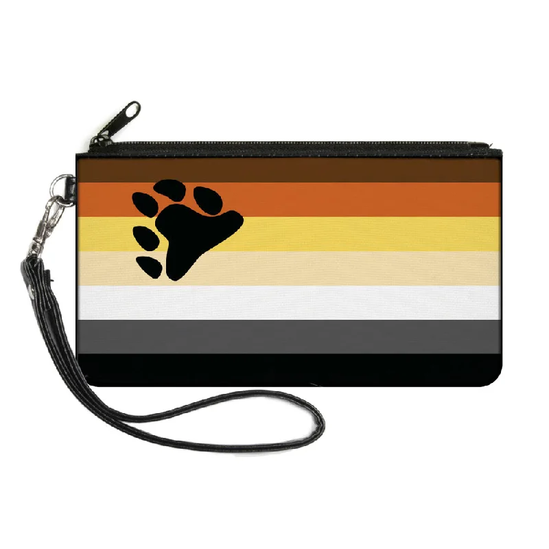 Canvas Zipper Wallet - LARGE - Flag Bear Pride2 Black Brown Orange Yellow Tan White Gray Black Luxury Handbags At Budget-Friendly Rates Canvas Zipper Wallet - LARGE - Flag Bear Pride2 Black Brown Orange Yellow Tan White Gray Black Luxury Handbags At Budget-Friendly Rates