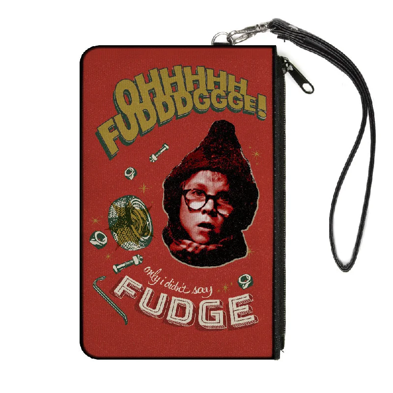 Canvas Zipper Wallet - SMALL - A Christmas Story Ralphie OH FUDGE! Collage Reds Greens Everyday Bags, Budget-Friendly Canvas Zipper Wallet - SMALL - A Christmas Story Ralphie OH FUDGE! Collage Reds Greens Everyday Bags, Budget-Friendly