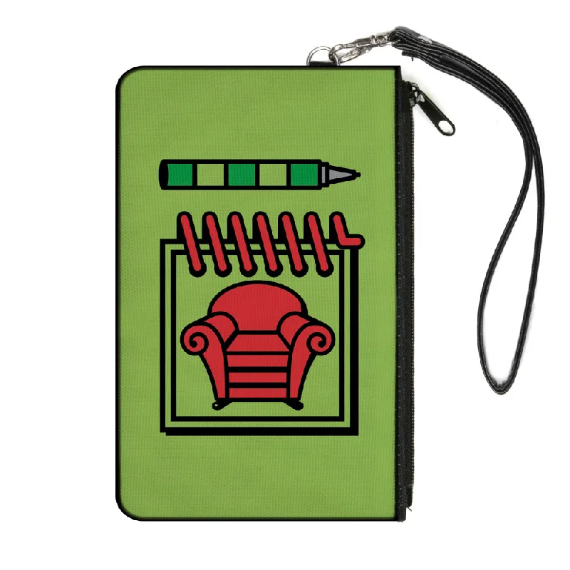 Canvas Zipper Wallet - SMALL - Blue's Clues Steve's Handy Dandy Notebook Thinking Chair Greens Red Everyday Handbags At Wallet-Friendly Rates Canvas Zipper Wallet - SMALL - Blue's Clues Steve's Handy Dandy Notebook Thinking Chair Greens Red Everyday Handbags At Wallet-Friendly Rates