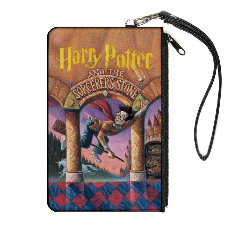 Canvas Zipper Wallet - SMALL - Harry Potter and the Sorcerer's Stone Book Cover Drawing The Best Handbag Sale Of The Season Canvas Zipper Wallet - SMALL - Harry Potter and the Sorcerer's Stone Book Cover Drawing The Best Handbag Sale Of The Season