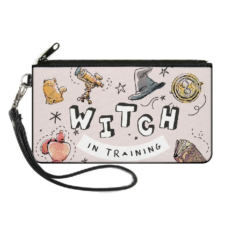 Canvas Zipper Wallet - SMALL - Harry Potter WITCH IN TRAINING Collage Light Pink Affordable Elegance, Grab Yours Canvas Zipper Wallet - SMALL - Harry Potter WITCH IN TRAINING Collage Light Pink Affordable Elegance, Grab Yours
