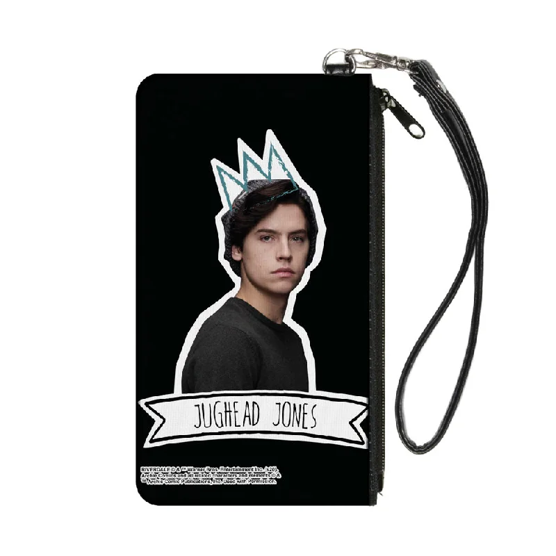 Canvas Zipper Wallet - SMALL - Riverdale JUGHEAD JONES Crown Pose Exclusive Discounts On Stylish Handbags Canvas Zipper Wallet - SMALL - Riverdale JUGHEAD JONES Crown Pose Exclusive Discounts On Stylish Handbags