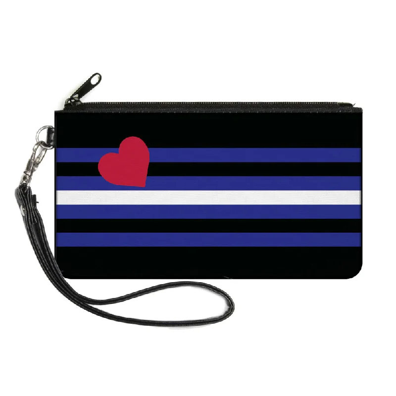 Canvas Zipper Wallet - SMALL - Flag Leather Black Blue Red White Elegant Purses, Shop & Save Canvas Zipper Wallet - SMALL - Flag Leather Black Blue Red White Elegant Purses, Shop & Save