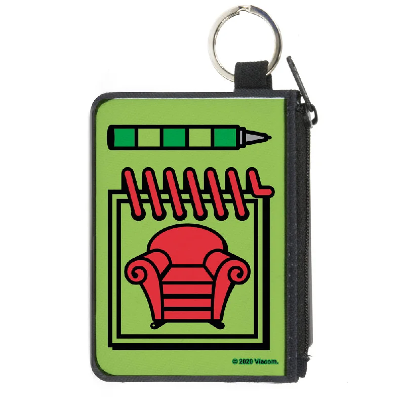 Canvas Zipper Wallet - MINI X-SMALL - Blue's Clues Steve's Handy Dandy Notebook Thinking Chair Greens Red Stylish Totes With Special Discounts Canvas Zipper Wallet - MINI X-SMALL - Blue's Clues Steve's Handy Dandy Notebook Thinking Chair Greens Red Stylish Totes With Special Discounts