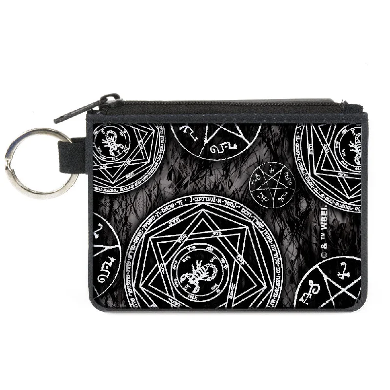 Canvas Zipper Wallet - MINI X-SMALL - Supernatural Devil's Trap Pentagrams Grays Black White Final Call – Shop Stylish Bags Before They're Gone Canvas Zipper Wallet - MINI X-SMALL - Supernatural Devil's Trap Pentagrams Grays Black White Final Call – Shop Stylish Bags Before They're Gone