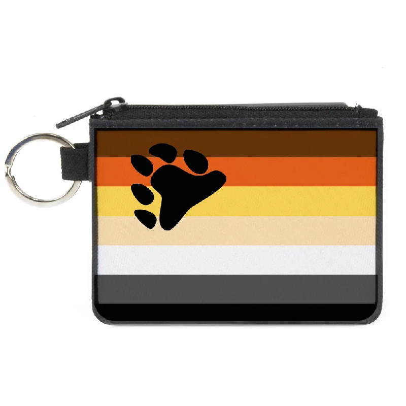 Canvas Zipper Wallet - MINI X-SMALL - Flag Bear Pride2 Black Brown Orange Yellow Tan White Gray Black Designer Bags At Low Prices Canvas Zipper Wallet - MINI X-SMALL - Flag Bear Pride2 Black Brown Orange Yellow Tan White Gray Black Designer Bags At Low Prices