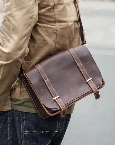 Cool Brown Leather Mens Casual 10" Courier Bags Messenger Bag Brown Postman Bag For Men The Best Handbag Deals Are Available Now Cool Brown Leather Mens Casual 10" Courier Bags Messenger Bag Brown Postman Bag For Men The Best Handbag Deals Are Available Now