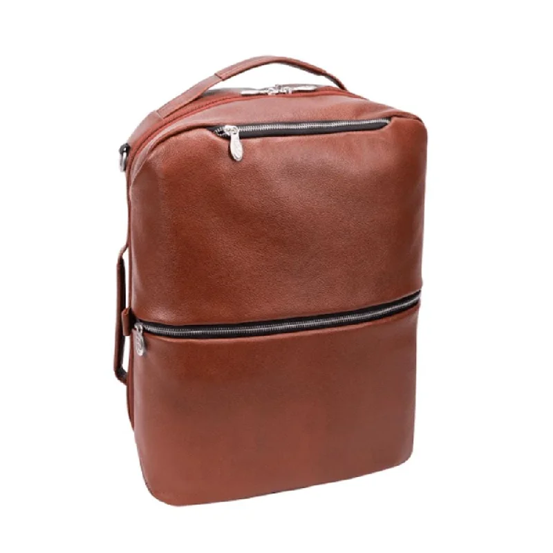 Executive Leather Messenger/Backpack Chic Shoulder Bags At Promotional Rates