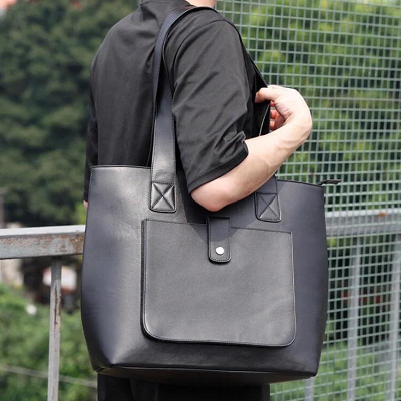Full Grain Leather Tote Bag Stylish Briefcase Large Capacity Men's Shoulder Bag The Perfect Bag Sale For A Seasonal Refresh Full Grain Leather Tote Bag Stylish Briefcase Large Capacity Men's Shoulder Bag The Perfect Bag Sale For A Seasonal Refresh