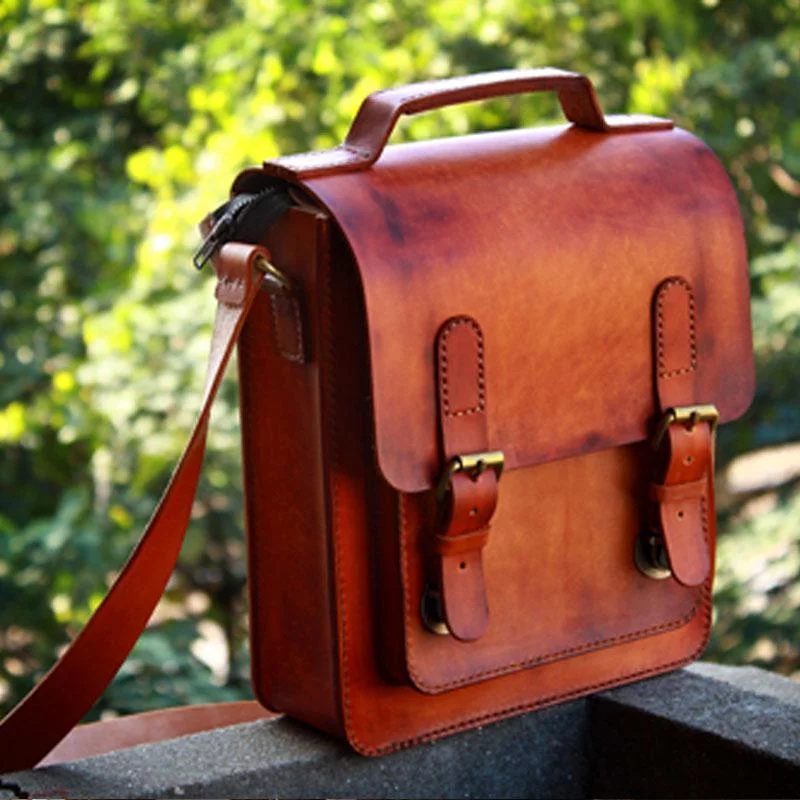 Handmade Vintage Brown Leather Mens School Shoulder Bag Messenger Bag for Men Don't Miss Out – Shop Fashionable Bags At Special Rates Handmade Vintage Brown Leather Mens School Shoulder Bag Messenger Bag for Men Don't Miss Out – Shop Fashionable Bags At Special Rates