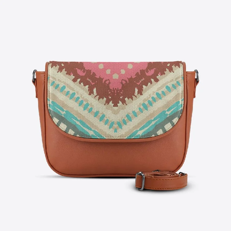 Havana Messenger Crossbody Arrows