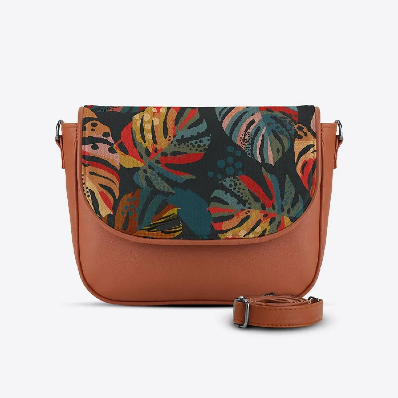 Havana Messenger Crossbody Big Leafs Premium Bags At Special Prices