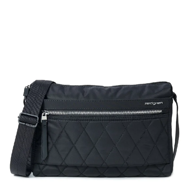 Hedgren Eye Medium Crossbody Bag RFID Quilted Black