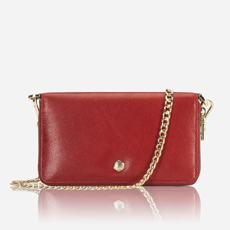 Jekyll & Hide Paris Chain Purse Ladies Handbag, Red Stylish Totes, Special Discounts Jekyll & Hide Paris Chain Purse Ladies Handbag, Red Stylish Totes, Special Discounts