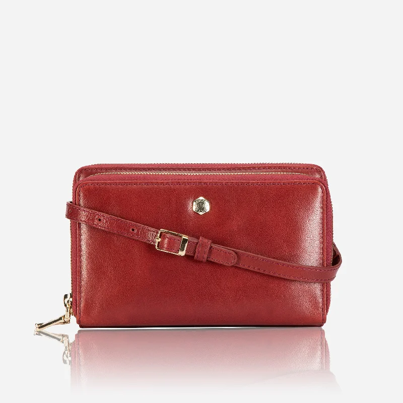 Jekyll & Hide Zulu Ladies Travel Purse, Red Trendy Backpacks, Huge Markdowns