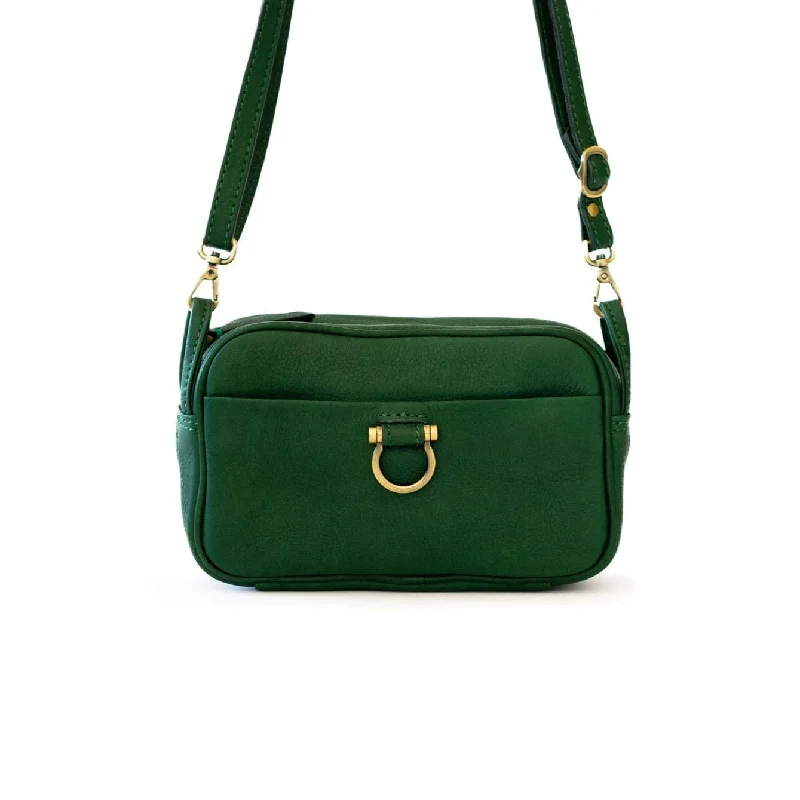 Kelly Green Raw Leather