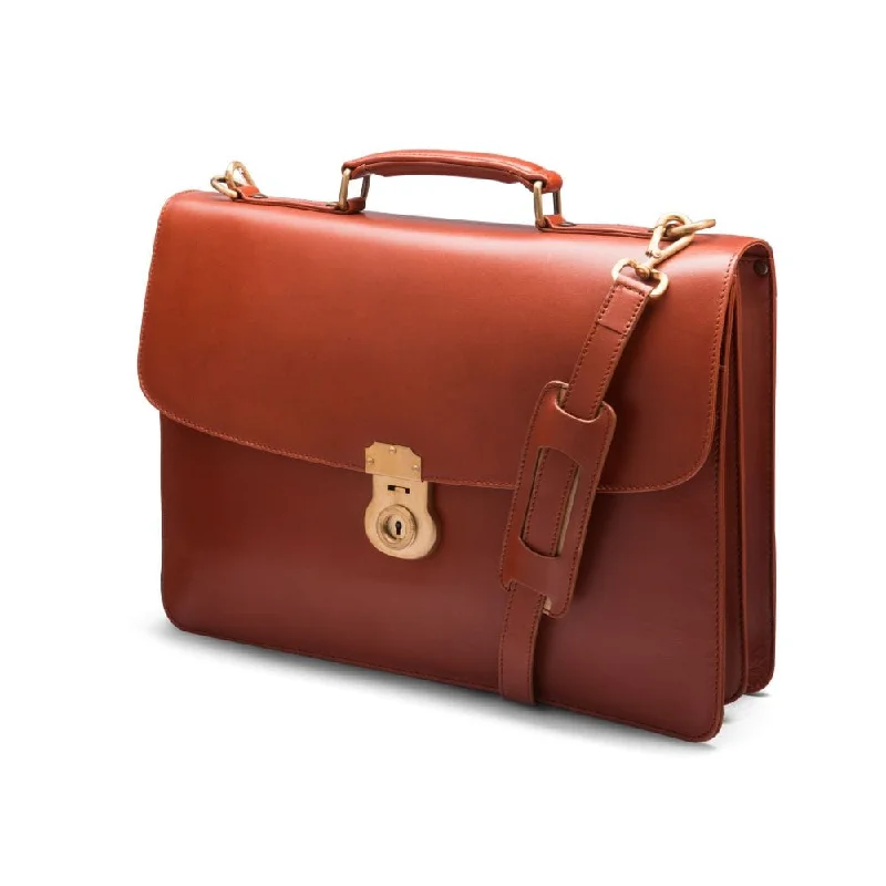 Leather Harvard Briefcase With Brass Lock - Light Tan Stylish Handbags With Exclusive Online Discounts Leather Harvard Briefcase With Brass Lock - Light Tan Stylish Handbags With Exclusive Online Discounts