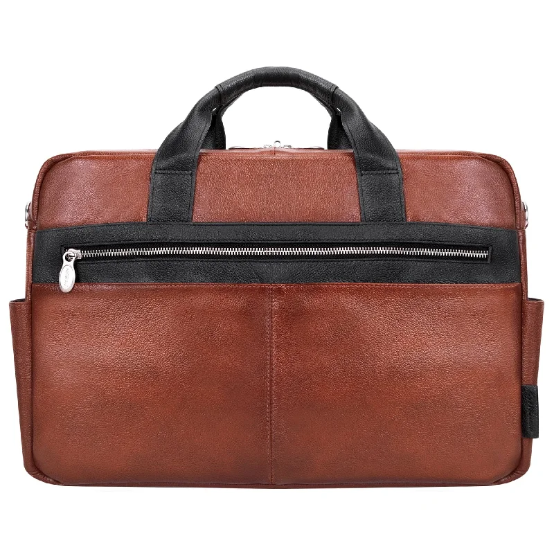 McKlein U Series Southport 17" Two-Tone Dual-Compartment Laptop and Tablet Leather Briefcase Classic Totes At Unbeatable Deals McKlein U Series Southport 17" Two-Tone Dual-Compartment Laptop and Tablet Leather Briefcase Classic Totes At Unbeatable Deals