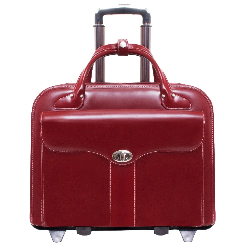 McKlein W Series Berkeley 15.4" Leather Patented Detachable-Wheeled Briefcase Handbag Deals You'll Love McKlein W Series Berkeley 15.4" Leather Patented Detachable-Wheeled Briefcase Handbag Deals You'll Love