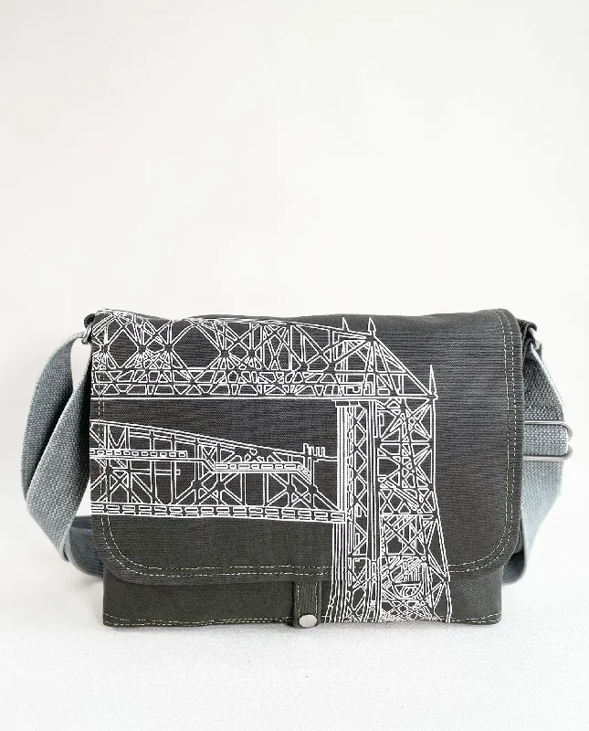 Messenger Bag: Aerial Lift Bridge