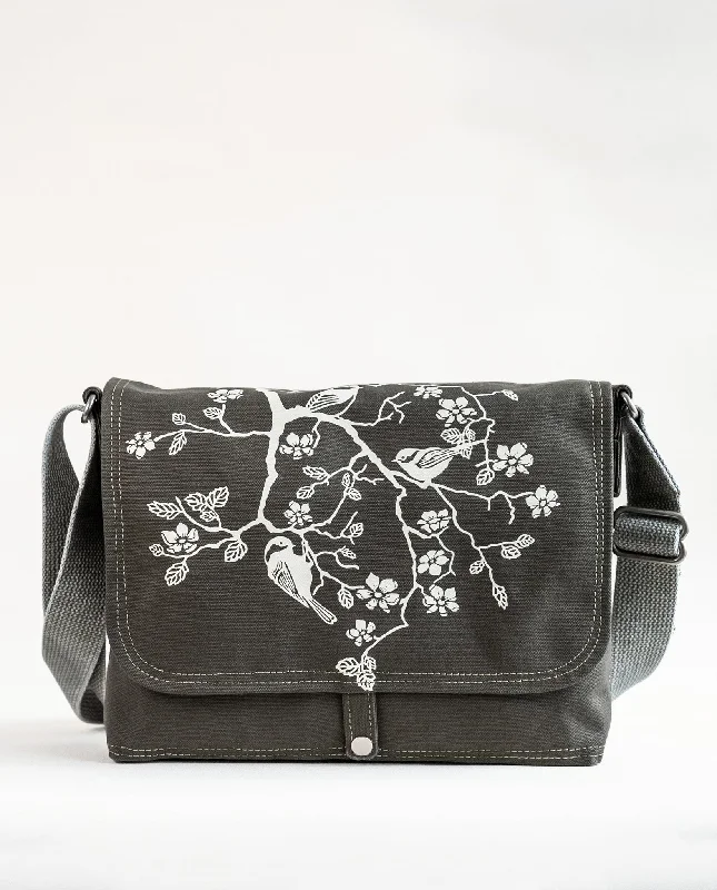 Messenger Bag: Chickadee