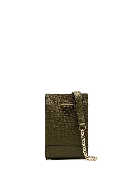 Guess Noelle Mini Smartphone Crossbody Bag, Olive Handbag Deals You'll Love
