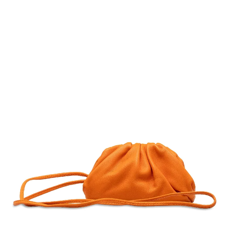 Orange Bottega Veneta The Mini Pouch Crossbody Bag