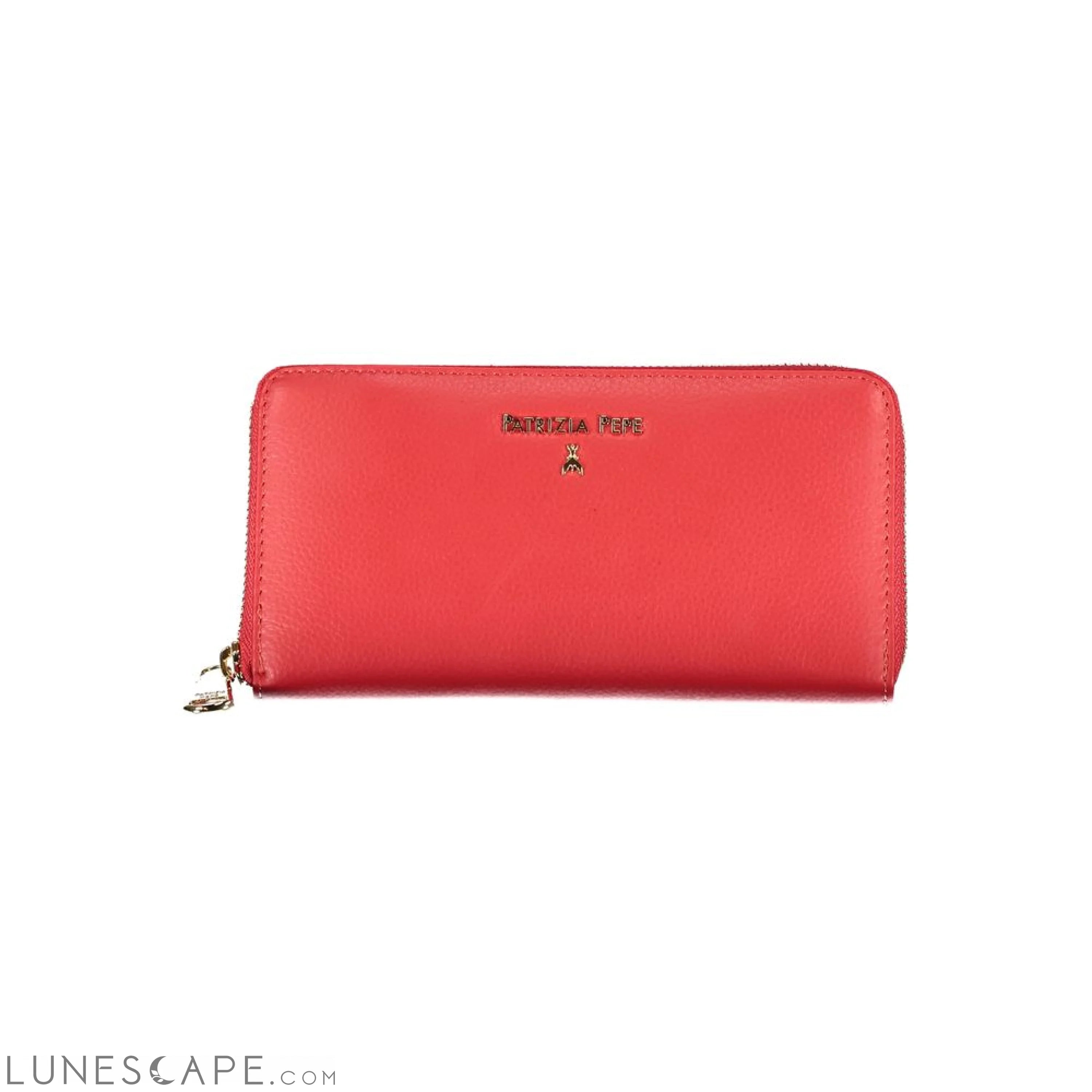 Patrizia Pepe Chic Pink Zip Wallet With Multiple Compartments