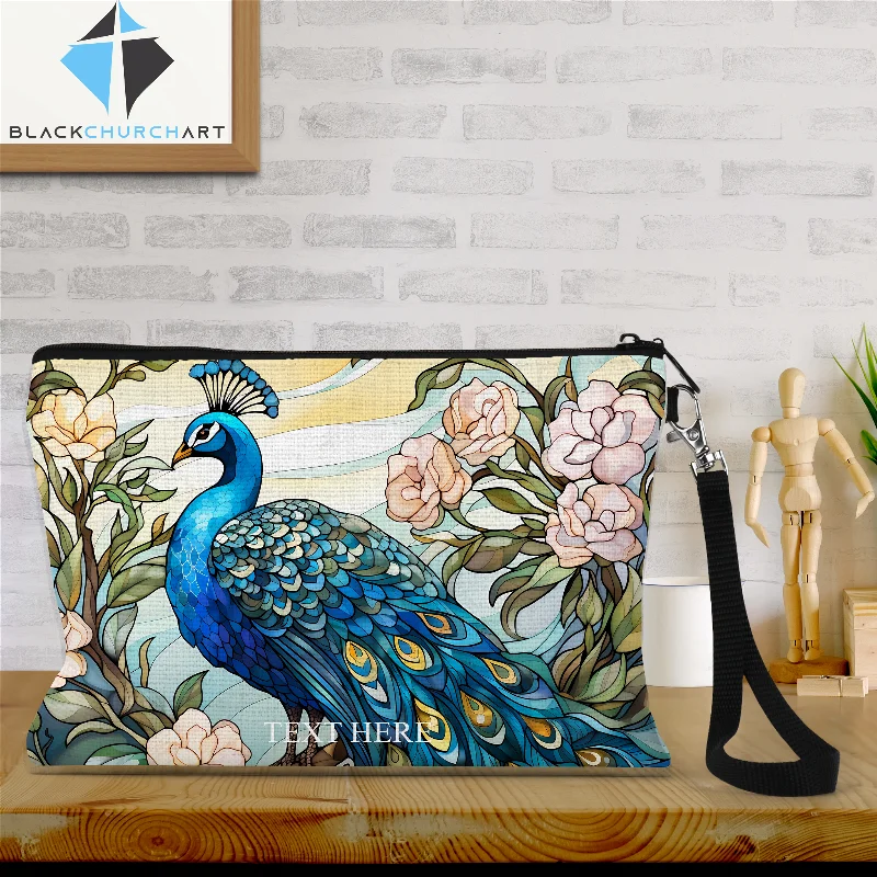 Peacock Wristlet