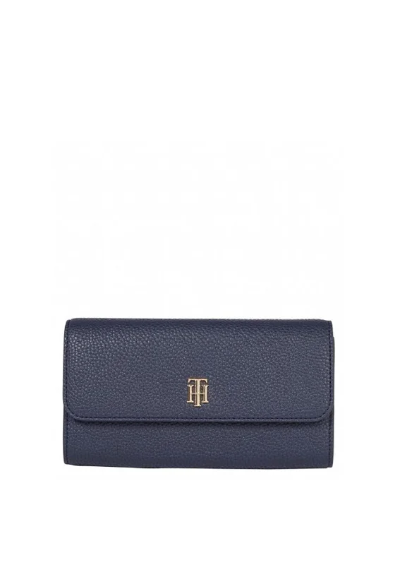 Tommy Hilfiger TH Element Large Flap Wallet, Black Chic Bags, Shop Now & Save