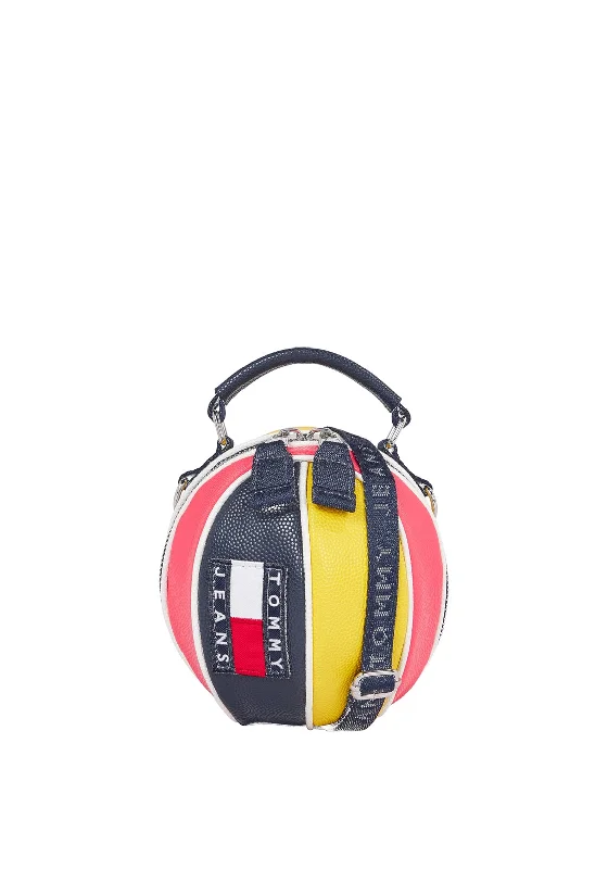 Tommy Jeans Heritage Ball Crossbody Bag, Yellow Multi