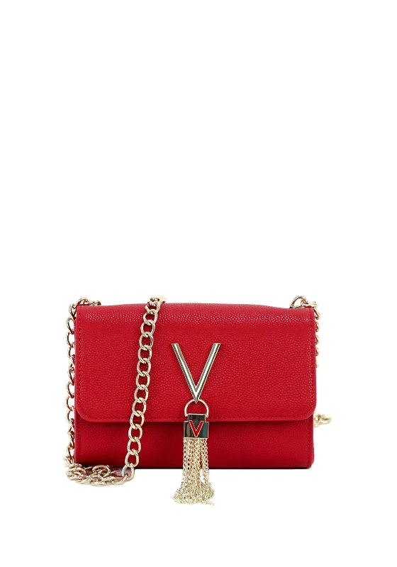 Valentino By Mario Divina Box Flap Over Bag, Rosso